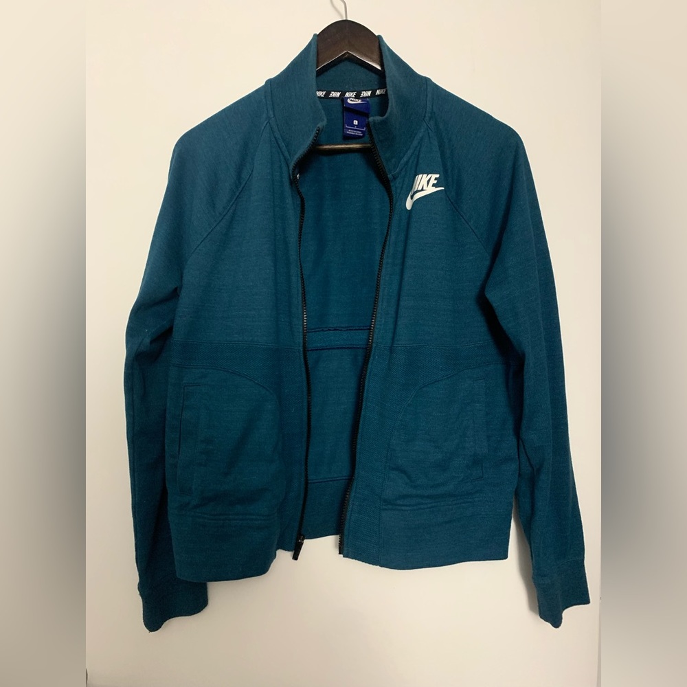 Nike Zip-Up Teal Women’s Sweater (Size: L)